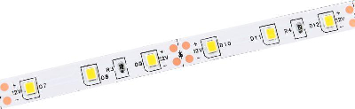 Лента светодиодная LED LSR-2835WW60-4.8-IP20-12В (уп.3м) IEK LSR1-1-060-20-3-03