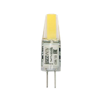 Лампа светодиодная Лампа светодиодная PLED-G4 COB 2.5Вт капсульная 3000К тепл. бел. G4 200лм 12В JazzWay 2855749