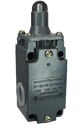 Выключатель путевой ВП 15К-21Б-221-54 У2.8 IP54 толкатель с роликом прямого действия Электротехник ET008850
