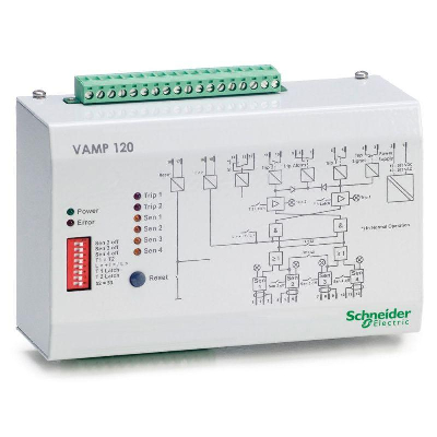 Устройство защиты VAMP120 подключение 4 датчиков (селективный) SchE V120