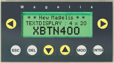 Дисплей MAGELIS комп. сим. 4х20 пит. от ПЛК SchE XBTN400