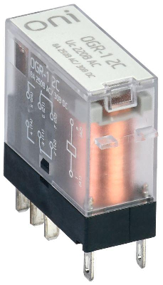 Реле коммутационное Реле общего назначения OGR-1 2C 220В AC ONI OGR-1-2C-AC220V