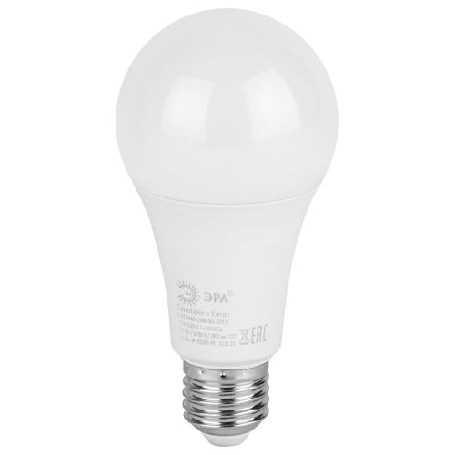 Лампа светодиодная RED LINE LED A65-25W-865-E27 R 25Вт A65 груша 6500К холод. бел. E27 Эра Б0048011