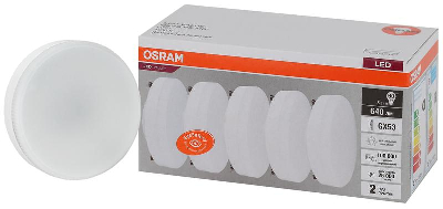 Лампа светодиодная Лампа светодиодная LED Value LVGX5360 8SW/840 8Вт GX53 230В 2х5 RU (уп.5шт) OSRAM 4058075584266