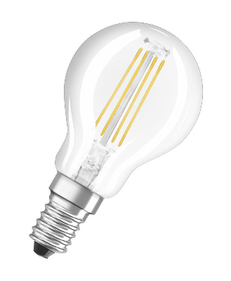 Лампа светодиодная Лампа светодиодная филаментная LS CL P60D 5W/840 FIL E14 230В OSRAM 4058075230446