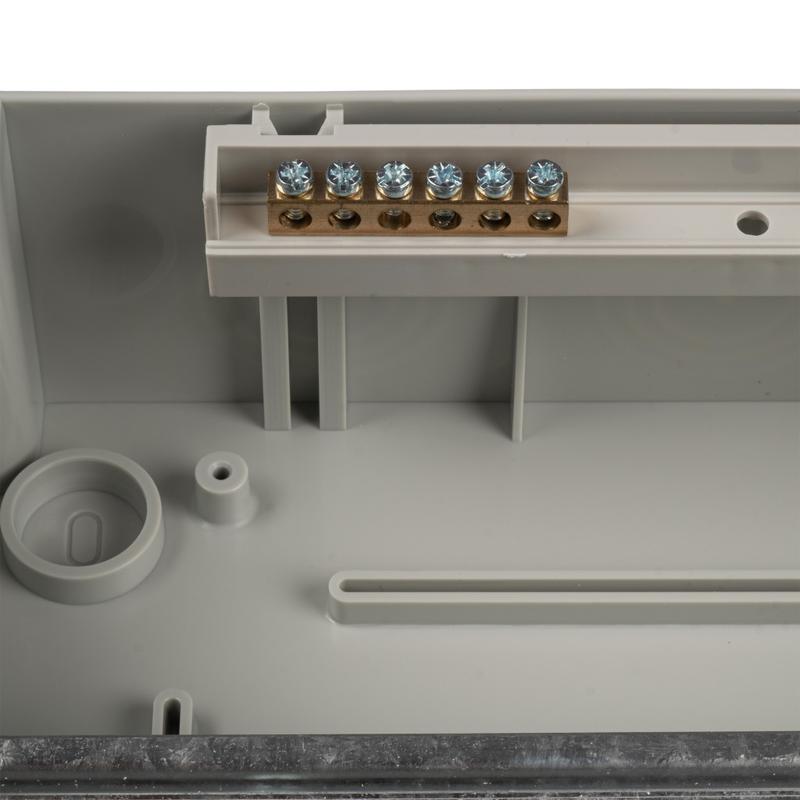 Бокс модульный накладной PDB/W 4012 GR (ЩРН-ПГ-12) IP65 пластик. Pro JazzWay 5072084