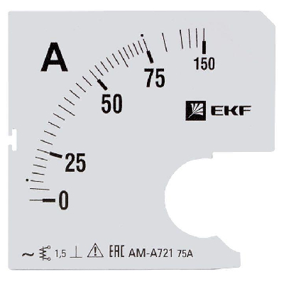 Шкала сменная для A721 75/5А-1.5 PROxima EKF s-a721-75