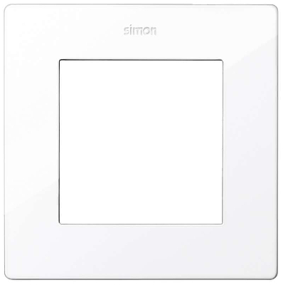 Рамка декоративная для электроустановочных устройств Рамка 1-м Simon24 бел. 2400610-030