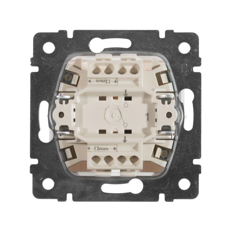 Выключатель 1-кл. СП Valena 10А IP31 250В механизм бел. IEK 774401
