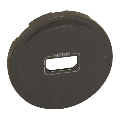 Накладка розетки Celiane HDMI графит Leg 067816