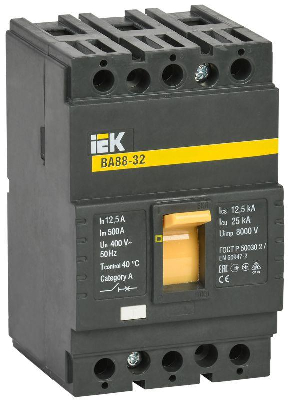 Выключатель автоматический 3п 12.5А 25кА ВА 88-32 IEK SVA10-3-0012
