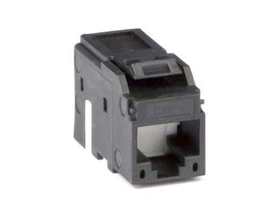 Разъем модульный Модуль Keystone RJ45 кат.6а неэкранированный черн. DKC RNK6AUBK