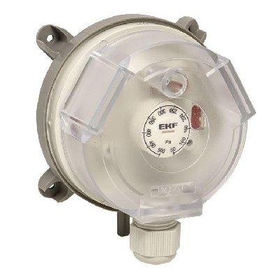 Реле давления дифференциальное Реле перепада давления RVG-10-500 (500Па) EKF RVG-10-500