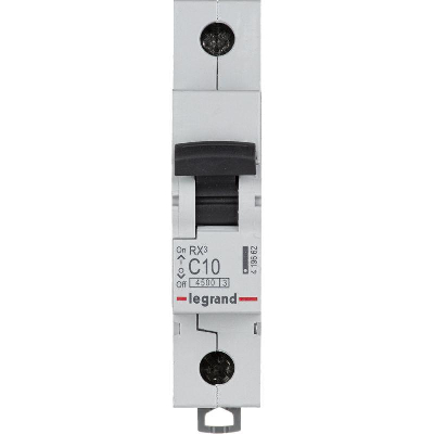 Выключатель автоматический модульный 1п C 10А 4.5кА RX3 Leg 419662