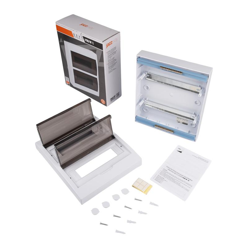 Бокс модульный накладной PDB/W 1024 WH (ЩРН-П-24) IP41 пластик. Pro JazzWay 5071698