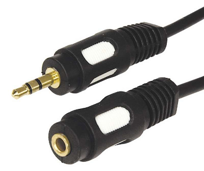 Шнур 3.5 Stereo Plug - 3.5 Stereo Jack 5м (GOLD) Rexant 17-4016