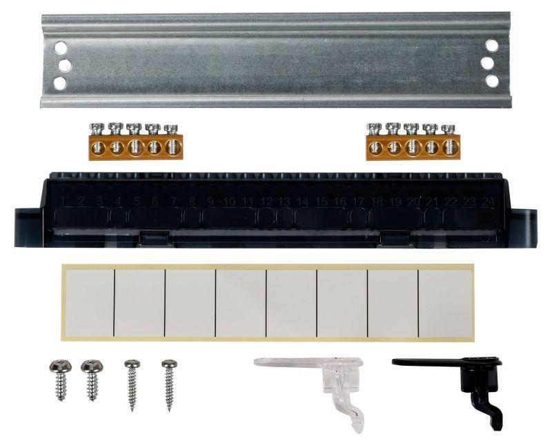 Корпус ЩРВ-П-8 UNION Compact IP41 черн. прозр. дверь пластик. IEK UIC-KP12-V-08-41-K01