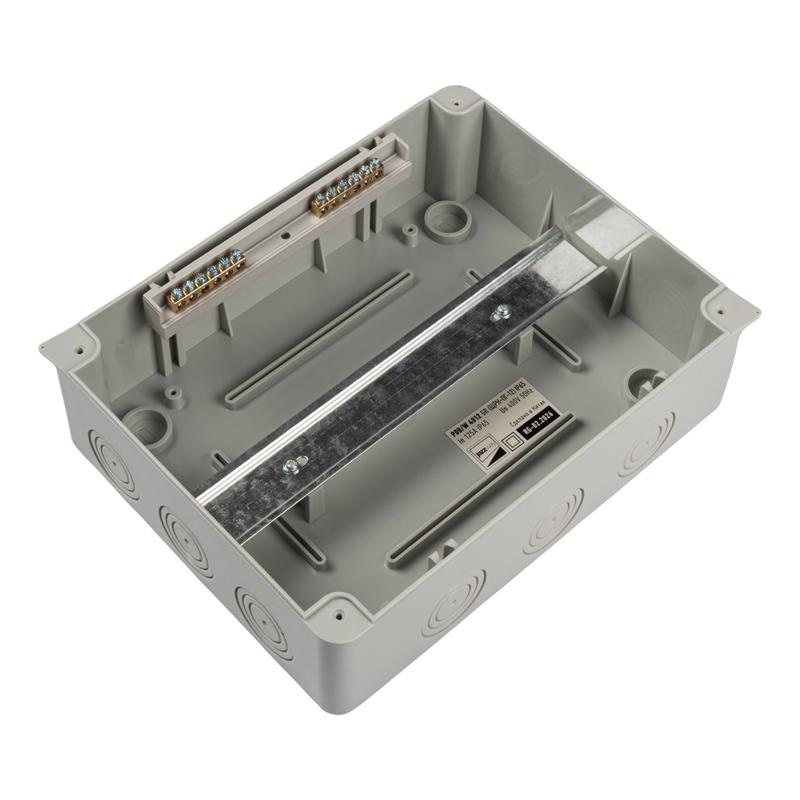 Бокс модульный накладной PDB/W 4012 GR (ЩРН-ПГ-12) IP65 пластик. Pro JazzWay 5072084