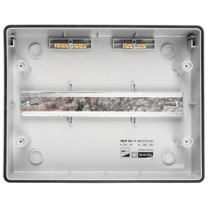 Бокс модульный накладной PDB/W 3012 GR (ЩРН-ПГ-12) IP65 пластик. Pro JazzWay 5072008