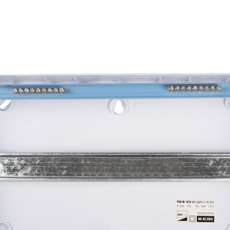 Бокс модульный накладной PDB/W 1018 WH (ЩРН-П-18) IP41 пластик. Pro JazzWay 5071681