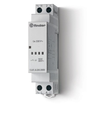 Реле коммутационное Реле модульное электронное 1NO 16А 230В AC 17.5мм IP20 FINDER 138182300000