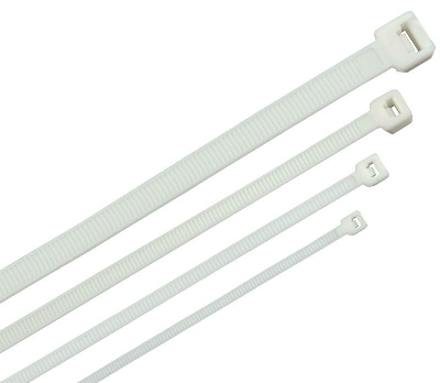 Хомут-стяжка для кабеля 2.5х150мм нейлон бел. (уп.100шт) ITK HKW-W25-L150