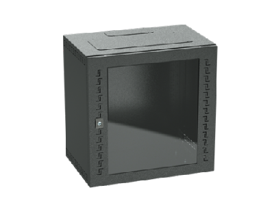 Сетевой ящик Шкаф телекоммуникационный навесной 9U 500х600х400 дверь стекло RAL9005 DKC R5STI0940GSB