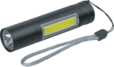 Фонарь карманный, ручной электрический Фонарь NPT-KC06-ACCU 1LED(1Вт)+1СOB LED(3Вт) 3реж. брелок алюм. NAVIGATOR 14662