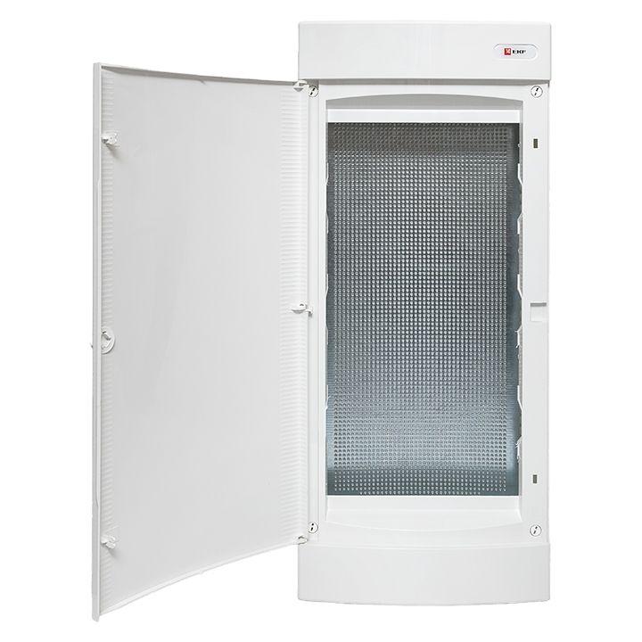 Щит слаботочный навесной Unix 4 габарит IP41 бел. дверь PROxima EKF ux-4m-nw