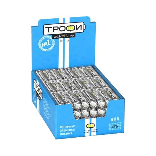 Элемент питания алкалиновый AAA/LR03 LR03-4S promo-box (уп.4шт) Трофи Б0017349