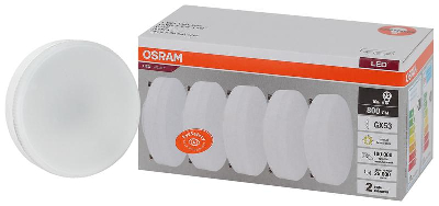 Лампа светодиодная Лампа светодиодная LED Value LVGX5375 10SW/830 10Вт GX53 230В 2х5 RU (уп.5шт) OSRAM 4058075584143