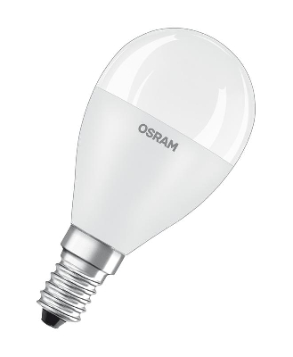 Лампа светодиодная LSCLP75 7.5W/865 230V FR E14 RU 7.5Вт P матовая 6500К холод. бел. E14 806лм 220-240В пластик. (замена 75Вт) OSRAM 4058075467934
