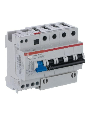 Выключатель автоматический дифференциального тока 4п B 32А 30мА тип AC 6кА DS204 6мод. ABB 2CSR254001R1325