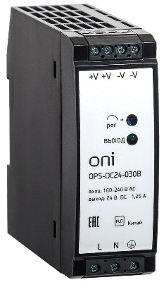Источник питания постоянного тока Блок питания OPS 220В AC/24В DC 30Вт ONI OPS-DC24-030B