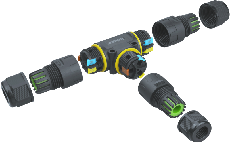 Коннектор кабельный T-образ. 95 826 NTB-T03-3P-IP68 3PIN NAVIGATOR 95826