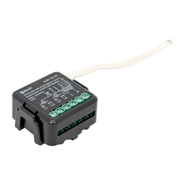 Реле умное для штор в подрозетник 2-канальное Zigbee Connect Select EKF scsh-2g-zb