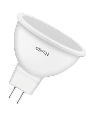 Лампа светодиодная Лампа светодиодная LED STAR MR16 60110 6.5W/830 230V GU5.3 500лм 6.5Вт (замена 35Вт) 3000К тепл. бел. GU5.3 MR16 220-240В прозр. пласт. OSRAM 4058075481220