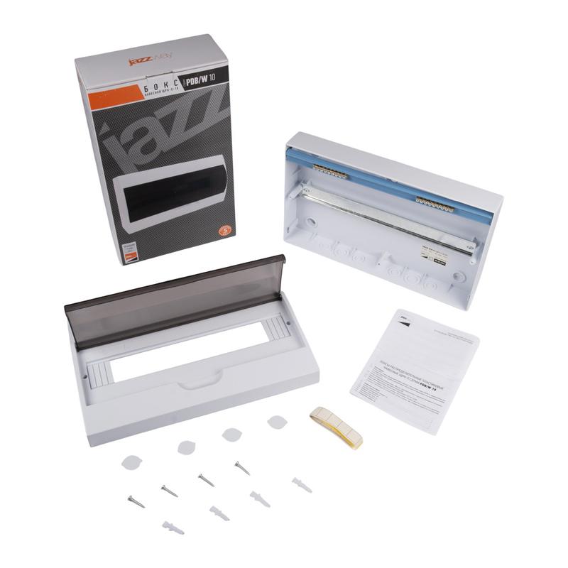 Бокс модульный накладной PDB/W 1018 WH (ЩРН-П-18) IP41 пластик. Pro JazzWay 5071681