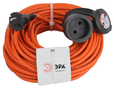Блок розеток, удлинитель Удлинитель-шнур 1х20м без заземл. 6А IP20 UPx-1-2х0.75-20m ПВС 2х0.75 (бухта) Эра Б0043037