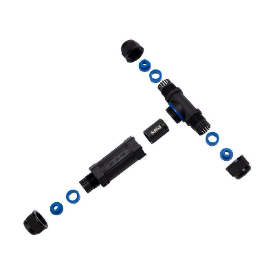 Коробка клеммная Коннектор кабельный T-образ. (3PIN) IP68 Rexant 07-5962
