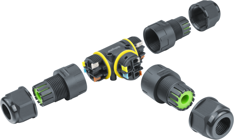 Коннектор кабельный T-образ. 95 827 NTB-T03-5P-IP68 5PIN NAVIGATOR 95827