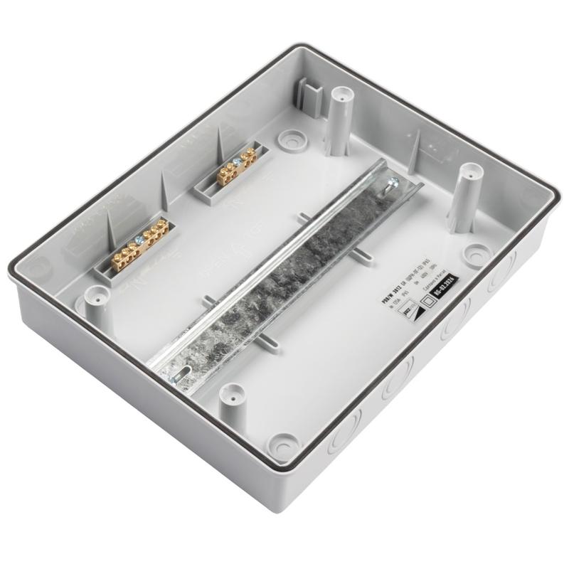 Бокс модульный накладной PDB/W 3012 GR (ЩРН-ПГ-12) IP65 пластик. Pro JazzWay 5072008