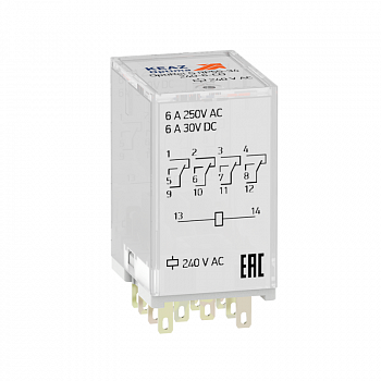 Реле коммутационное Реле промежуточное OptiRel G RP55-33-48-10-CO/TIL КЭАЗ 330059