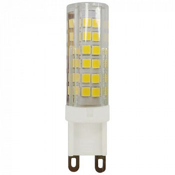 Лампа светодиодная Лампа светодиодная JCD-7w-220V-corn ceramics-840-G9 560лм ЭРА Б0027866