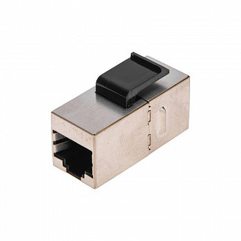Разъем модульный Адаптер проходной Keystone Jack RJ-45(8P8C) FTP кат.6 PRO Rexant 02-0109