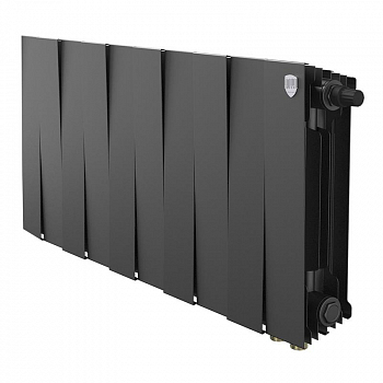 Радиатор PianoForte 300 VDR80 10 секц. биметал. Noir Sable Royal Thermo НС-1506350