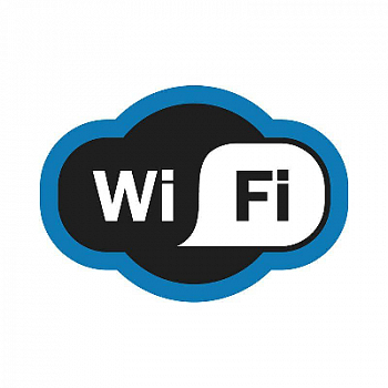 Знак безопасности/Предупреждающий знак Табличка ПВХ "Зона Wi-Fi" 200х150мм Rexant 56-0017-2