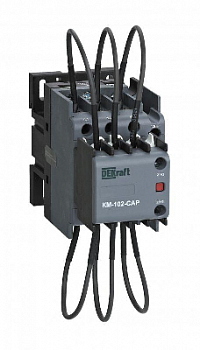 Контактор конденсаторный КМ-102-CAP 30кВАр 110В AC6b 2НО+1НЗ DEKraft 22450DEK