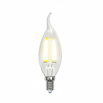 Лампа светодиодная Лампа светодиодная LED-CW35-6Вт/NW/E14/CL PLS02WH картон Uniel UL-00001374