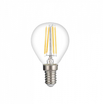 Лампа светодиодная Лампа светодиодная филаментная PLED OMNI 8Вт G45 3000К тепл. бел. E14 230В/50Гц CL JazzWay 5021334